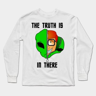 The truth is in there - nerd in alien Long Sleeve T-Shirt